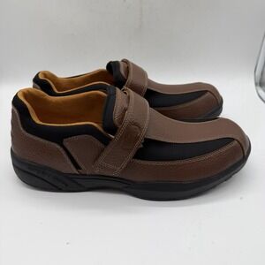 Dr Comfort Douglas Shoes Mens 14 XW Extra Wide Brown Diabetic Adjustable Strap